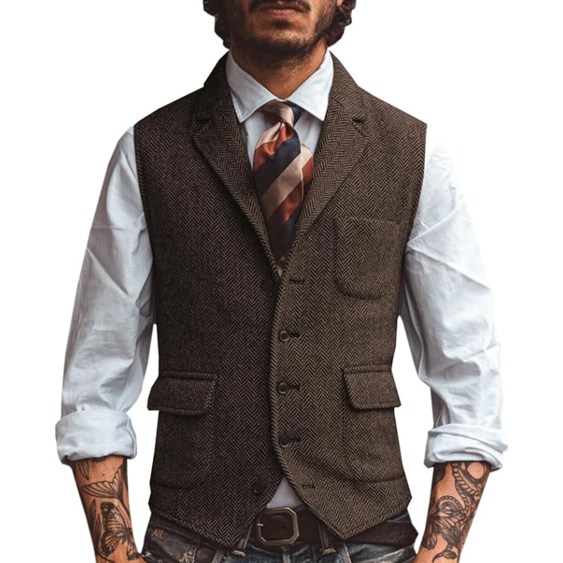 Nouveau gilet de costume pour  - Formal Vest Waistcoat avis et prix