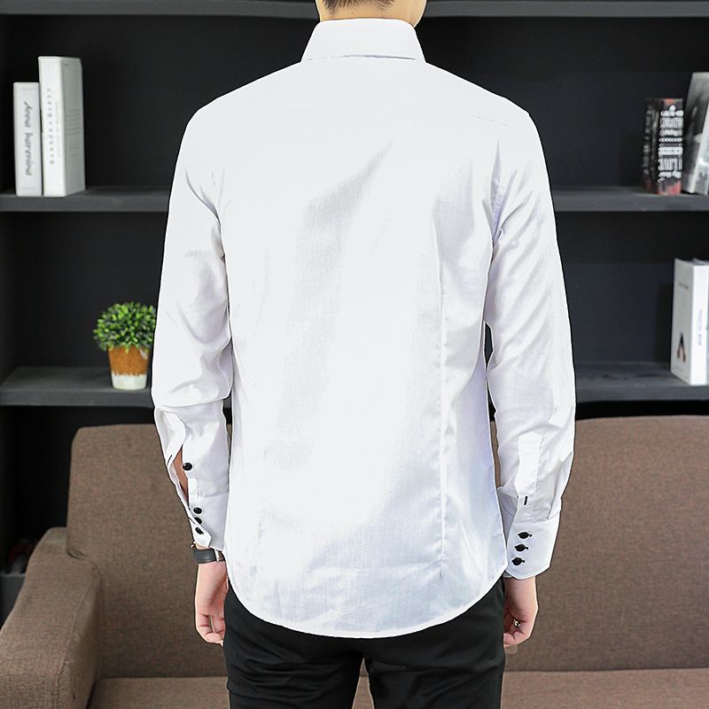 Chemise de direction pour homm - Korean Men Formal Wear avis et prix