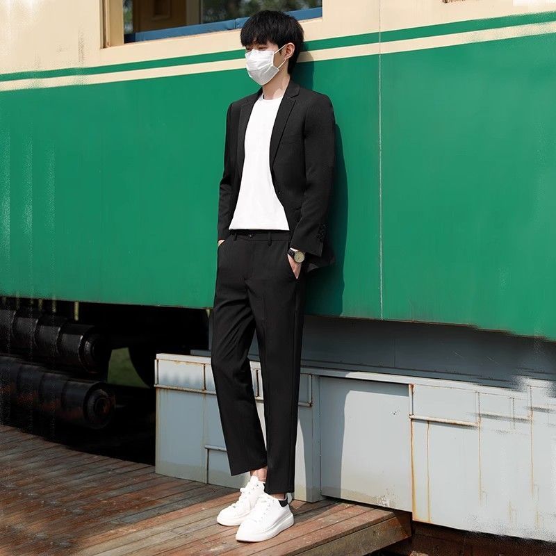 Ensemble de costume d'été lége - Korean Men Formal Wear avis et prix