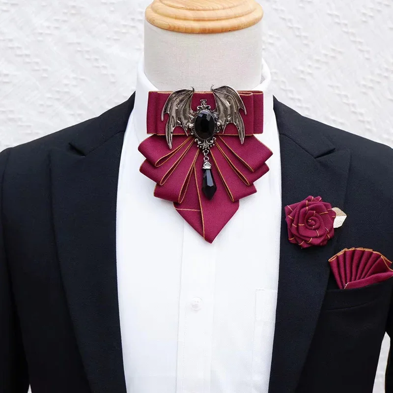 Ensemble de broches à nœud pap - Korean Men Formal Wear avis et prix