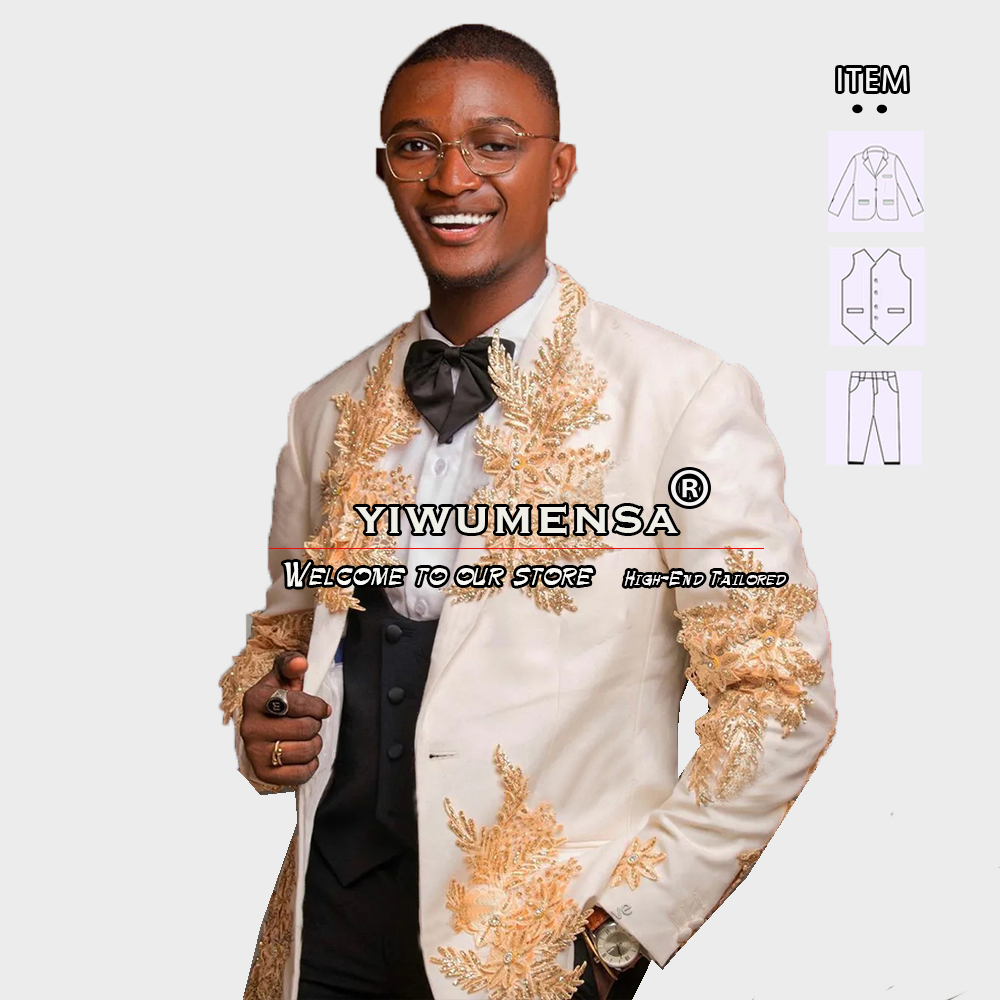 Costumes 3 pièces personnalisé - Men Formal Wear Jacket avis et prix
