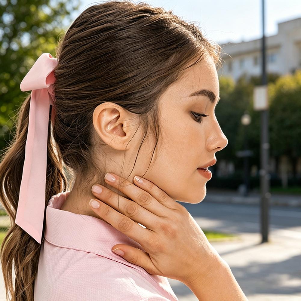 Élastique à cheveux en satin l - Satin Bow Tie avis et prix