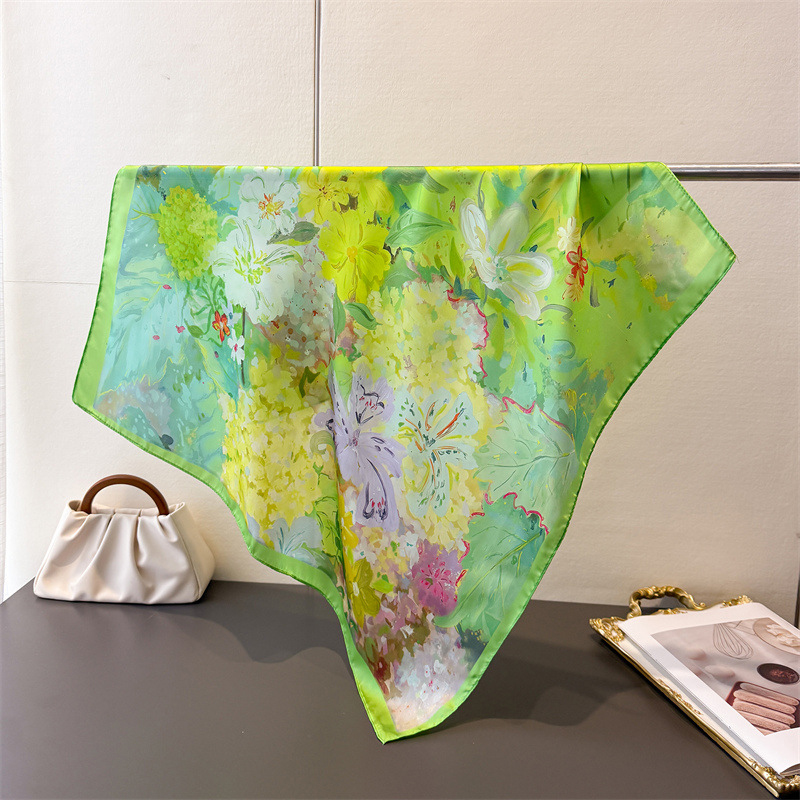 Foulard carré en soie 70x70cm  - Silk Tie Woven avis et prix