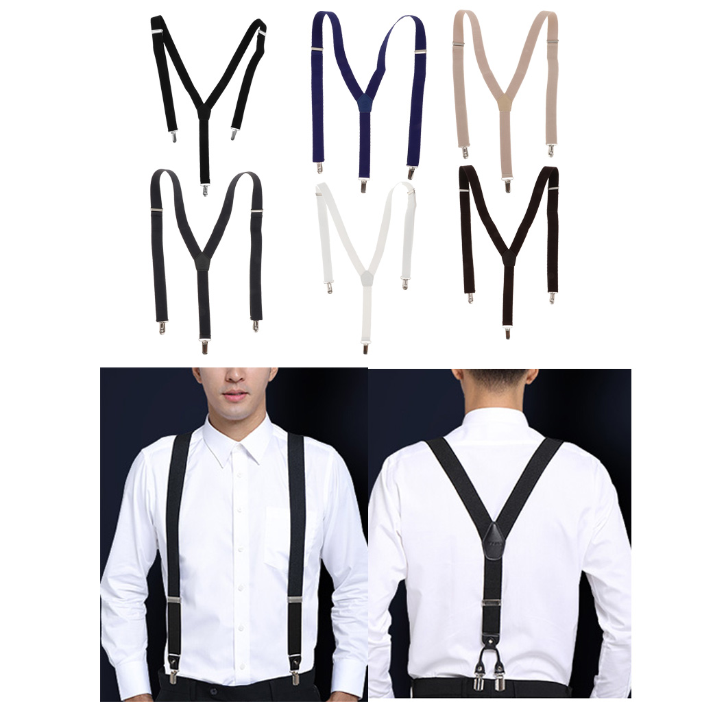 Bretelles pour homme, élastiqu - Men'S Formal Wear With Suspenders avis et prix