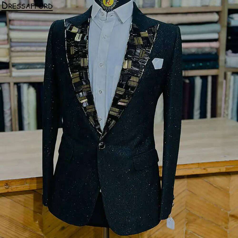 Costume de soirée noir pour ho - Formal Wear For Men Black Suit avis et prix